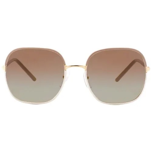 Солнцезащитные очки Prada, коричневый, бежевый