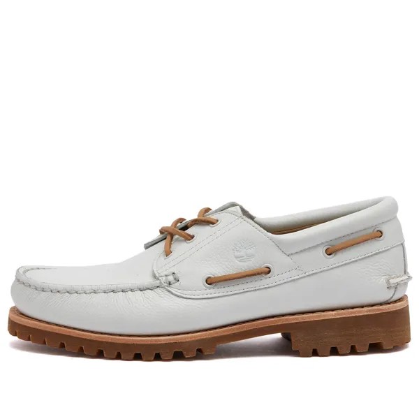 Туфли броги Timberland Authentic 3 Eye Classic Lug Shoe, цвет White Full Grain