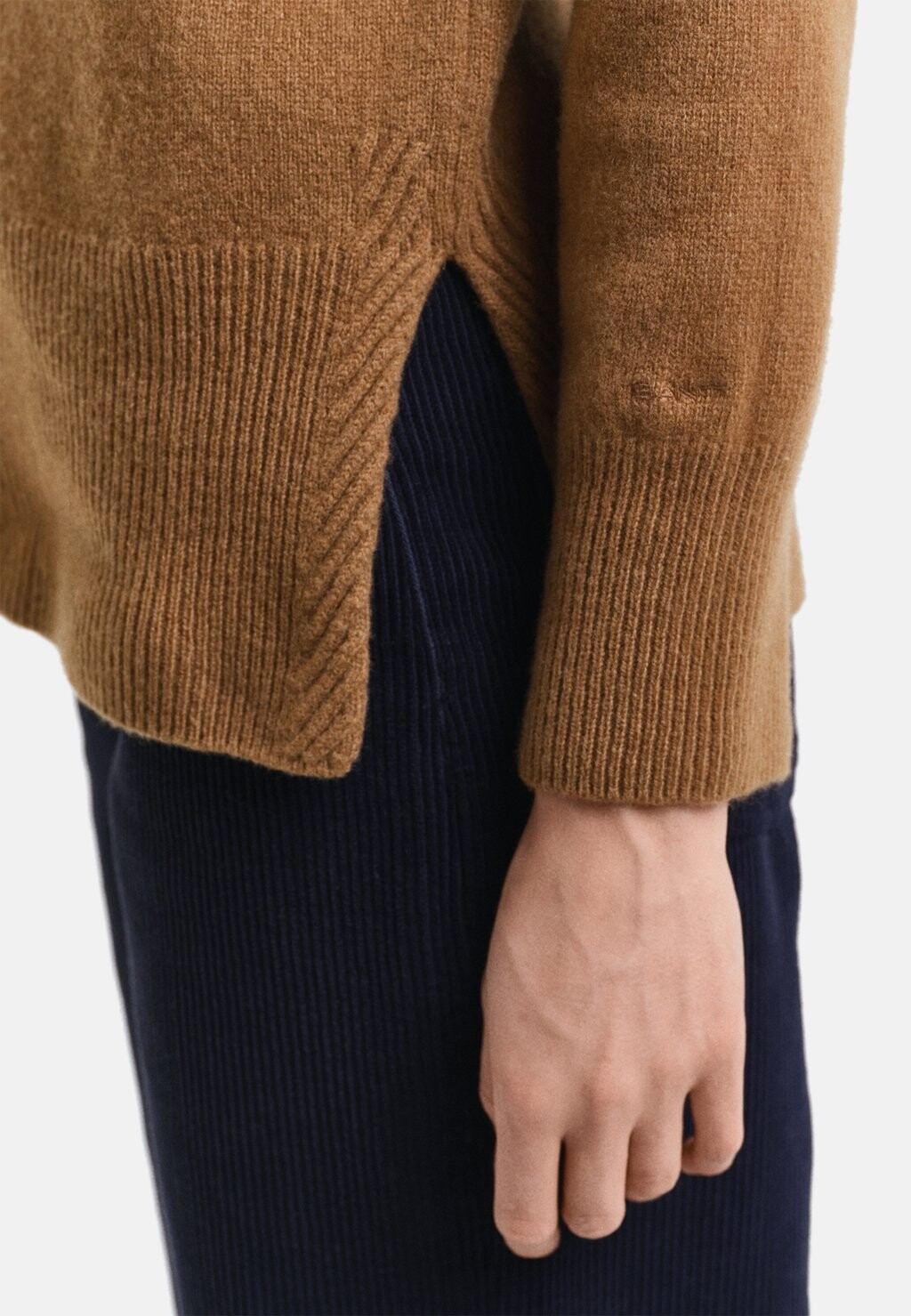 Джемпер C NECK GANT, коричневый