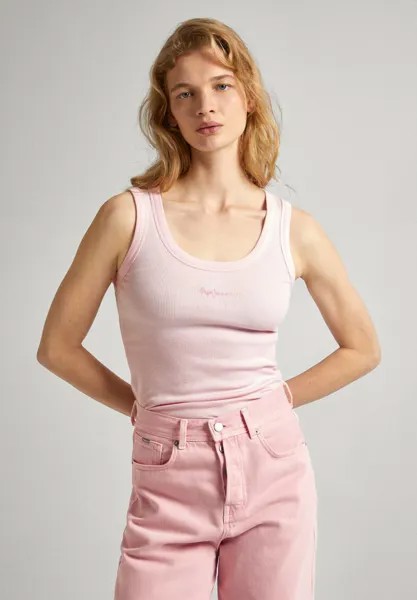 Топ LANE Pepe Jeans, цвет pink