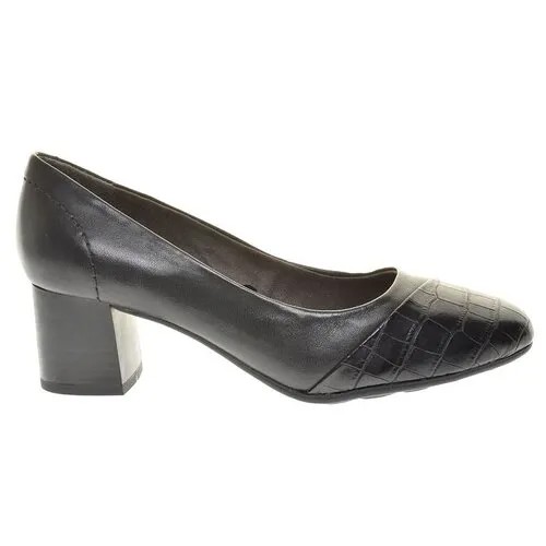 Туфли Jana женские демисезонные, размер 39, цвет черный, артикул 22380-25-091