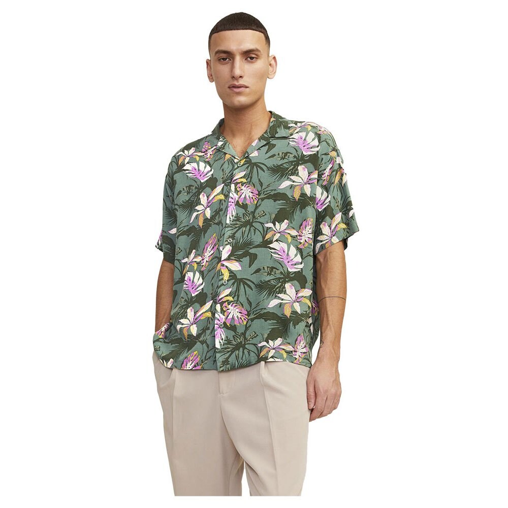 Рубашка с коротким рукавом Jack & Jones Luke Tampa Aop, Разноцветный