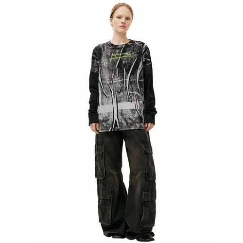 Лонгслив DIESEL T- Just, размер XL, , чёрный