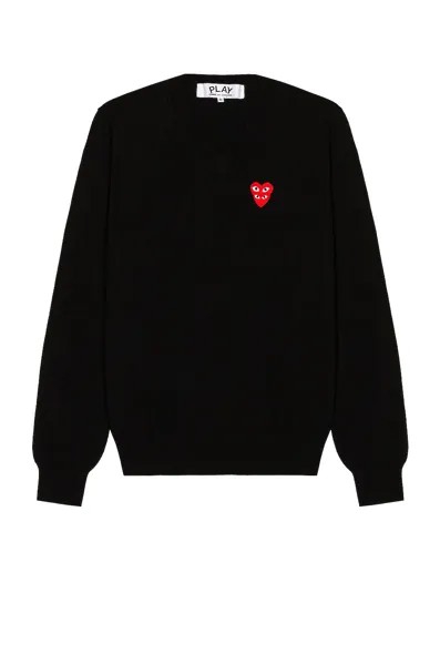 Свитер Comme des Garçons V-Neck Pullover, черный