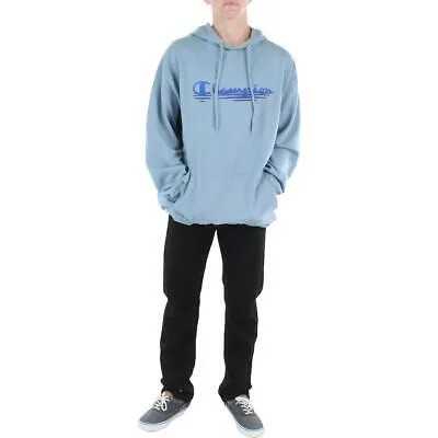 Мужская синяя толстовка Champion для фитнеса с капюшоном Athletic Big - Tall 2XLT BHFO 1264