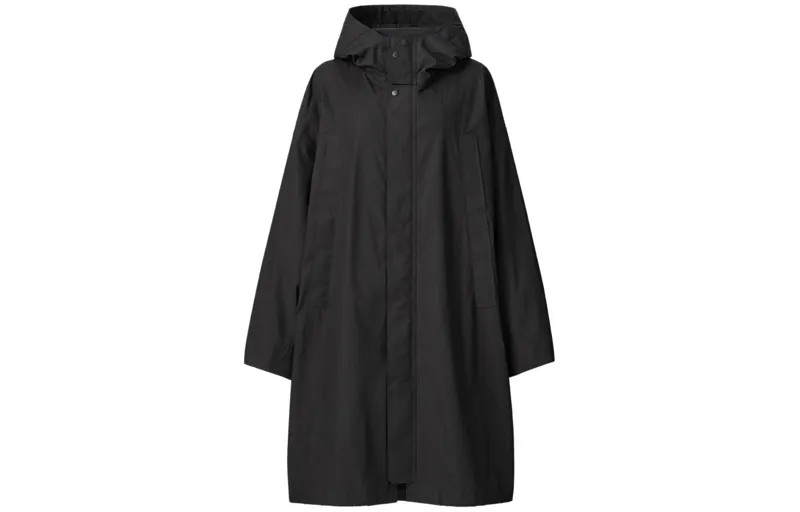 U Коллекция Тренч Пальто Женское Черный Uniqlo