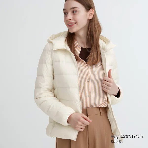 Пуховик Uniqlo Ultra Light Down, молочный