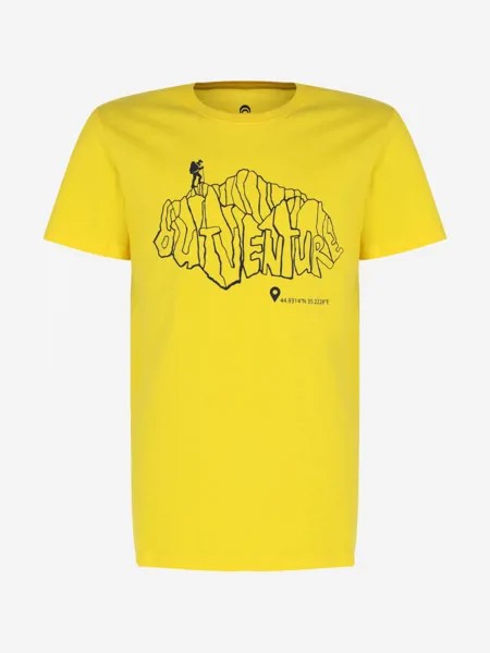 Футболка для мальчиков Outventure, Желтый