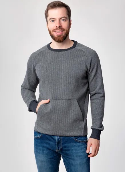 Джемпер мужской BLACKSI 59444 серый 46 RU