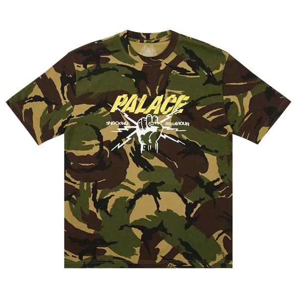 Футболка Palace Shocking Behavior Woodland Camo