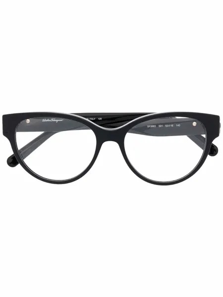 Salvatore Ferragamo Eyewear очки в оправе 'кошачий глаз'