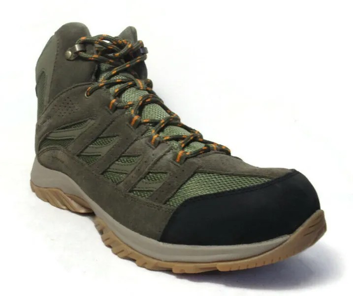 Мужские непромокаемые походные ботинки Columbia Green Crestwood Mid, размер 13, № BM5371-371