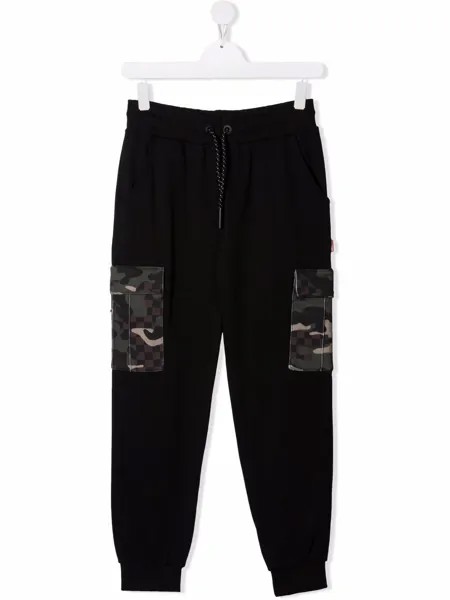 Sprayground kid спортивные брюки с камуфляжными карманами