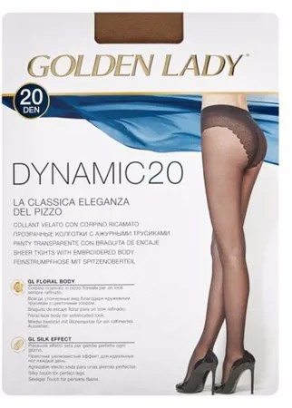 Колготки Golden Lady Dynamic 20 den, размер 4-L, melon (бежевый)