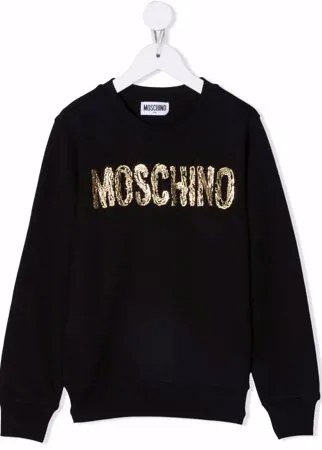 Moschino Kids толстовка с логотипом