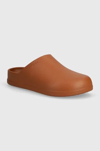 Шлепанцы Dylan Clog Crocs, коричневый