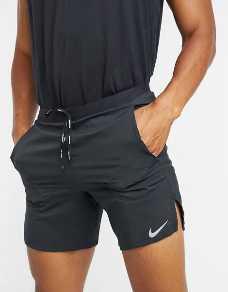 Черные шорты Nike Running Flex-Черный