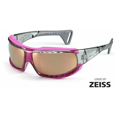 Солнцезащитные очки LiP Sunglasses LiP Typhoon / Gloss Trans. Grey / Pink / Zeiss/ PA Polarized / Rose Gold, серый