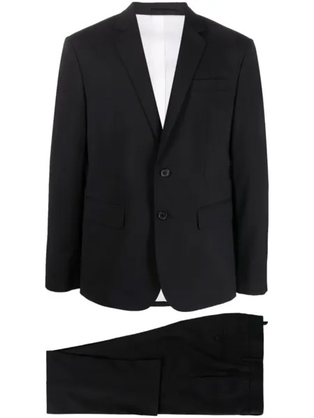 Dsquared2 костюм-двойка с однобортным пиджаком, черный