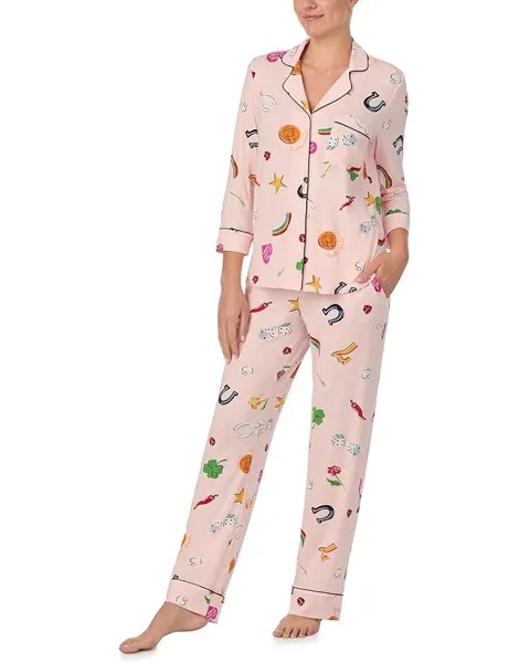 Пижама Kate Spade New York Long 3/4 Sleeve PJ Set, цвет Lucky Charms