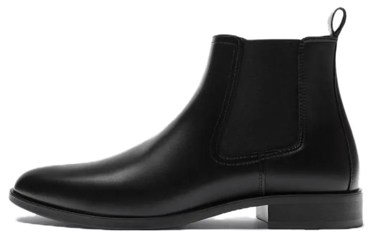 Ботинки Челси мужские черные Zara