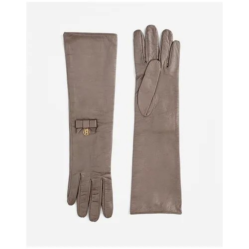 Перчатки Rindi, демисезон/зима, натуральная кожа, подкладка, размер 7.5, коричневый