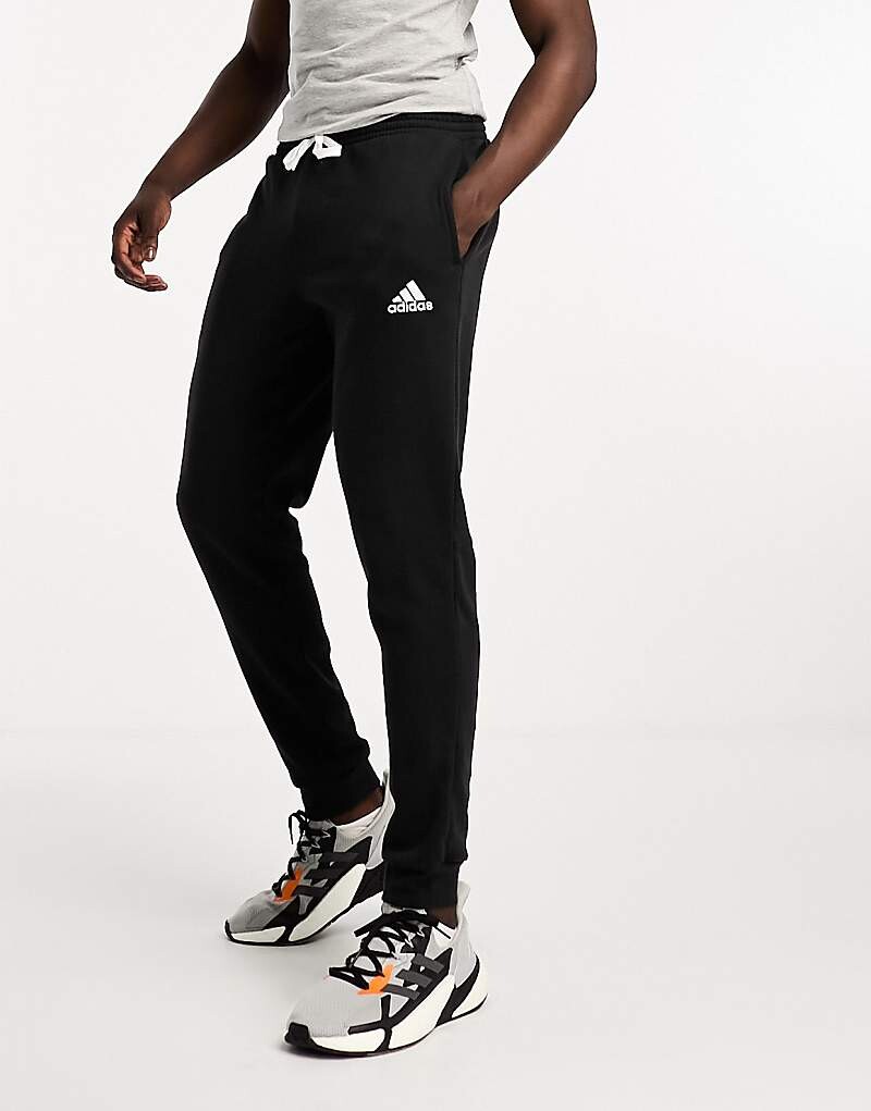 Adidas Football – черные спортивные джоггеры