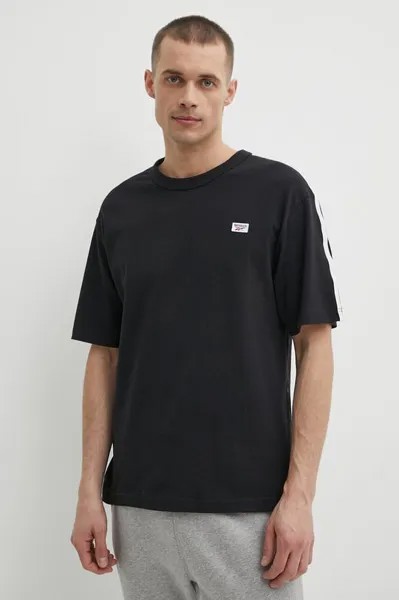 Хлопковая футболка Court Sport Reebok, черный