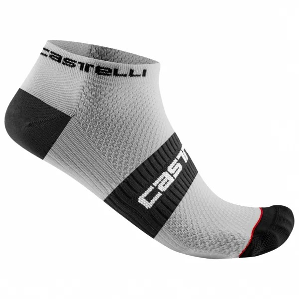 Велосипедные носки Castelli Lowboy 2, цвет White Black