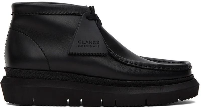 Черные ботинки Clarks Originals Edition Hybrid Wallabee Desert sacai