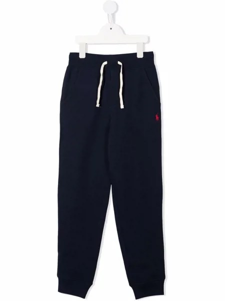 Ralph Lauren Kids спортивные брюки с вышитым логотипом