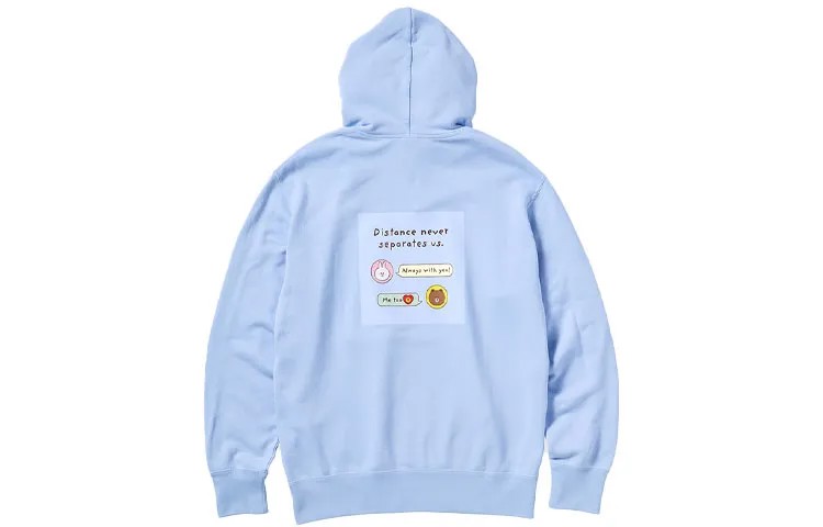 UNIQLO худи и свитшоты унисекс, цвет AquaBlue