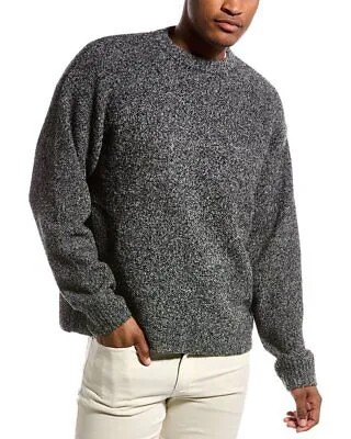 Мужской свитер с круглым вырезом John Elliott из смесовой шерсти букле