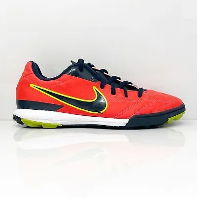 Футбольные бутсы Nike Boys T90 Shoot IV IC 472568-643 оранжевые, размер 6 лет
