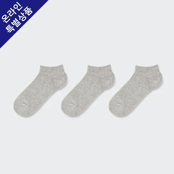Короткие носки UNIQLO KIDS 3P (гладкий)