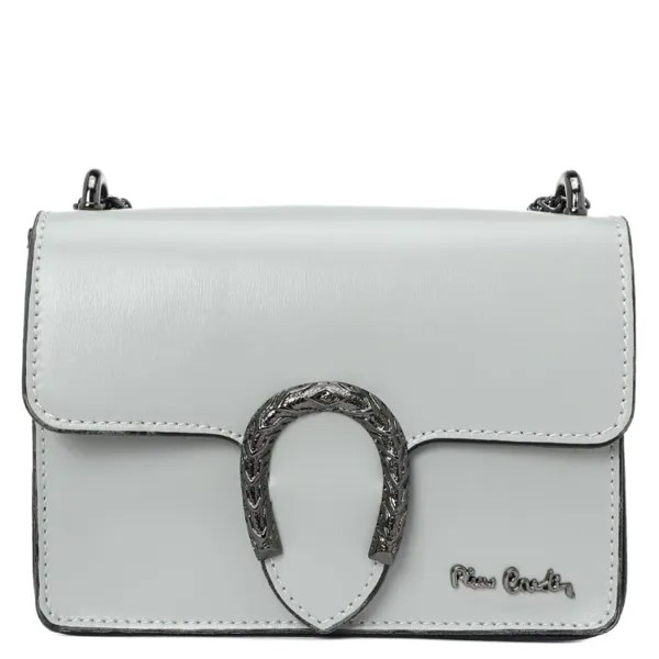 Сумка женская Pierre Cardin 1924 BOX светло-серый, 15х20х6 см