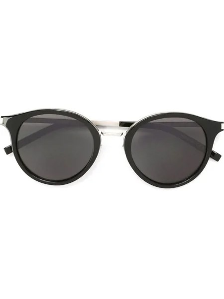 Saint Laurent Eyewear солнцезащитные очки в круглой оправе