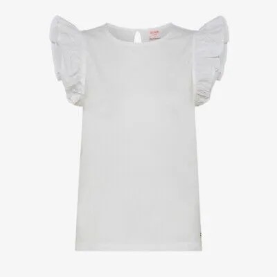 Женская футболка Sun68 White T33210 Top из смешанной ткани Sun 68 E2023