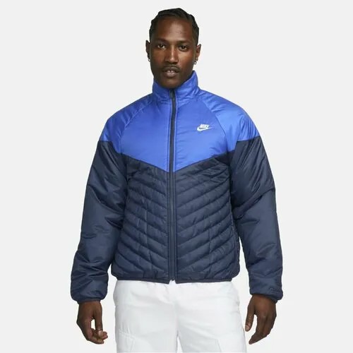 Куртка спортивная NIKE M NK WR TF MIDWEIGHT PUFFER, размер M, синий