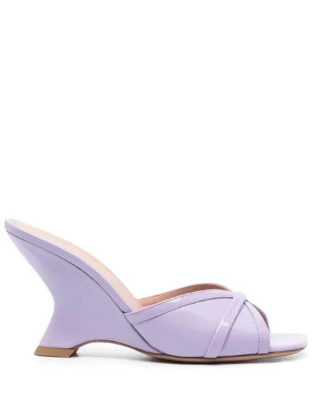 Malone Souliers босоножки Perla 85 на танкетке, фиолетовый