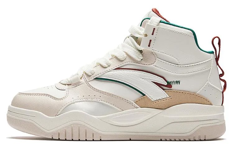Кроссовки ANTA Skateboarding Shoes Women's Mid-top Beige, цвет Off White