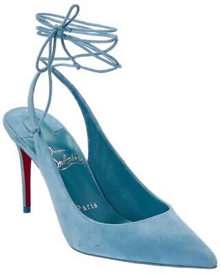 Christian Louboutin на шнуровке Kate 85 Женские замшевые туфли