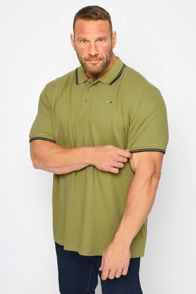 Рубашка поло с коротким рукавом BadRhino, зеленый