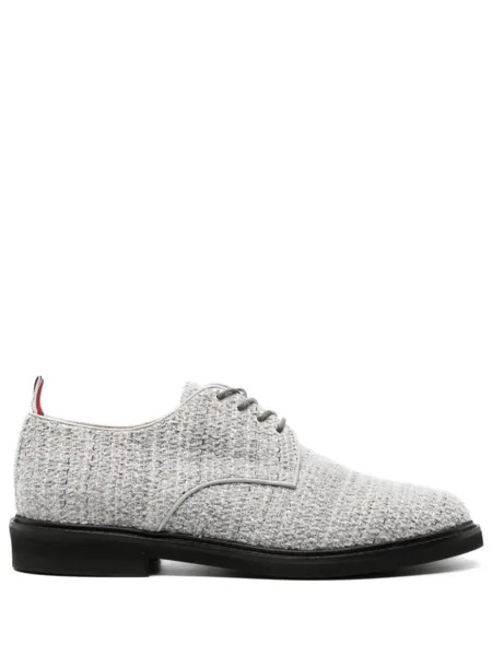 Thom Browne твидовые оксфорды, серый