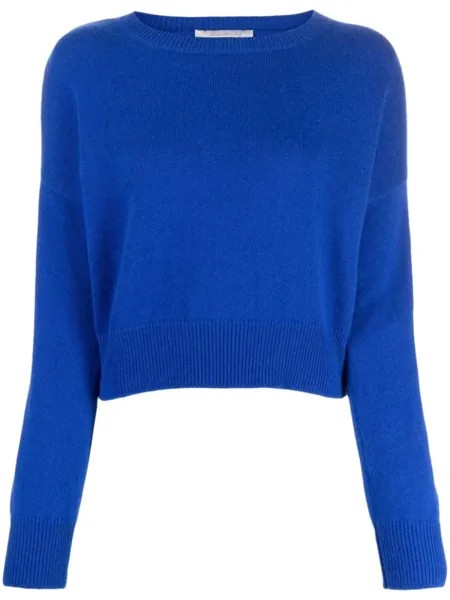 Кашемировый джемпер с круглым вырезом Teddy Cashmere, синий