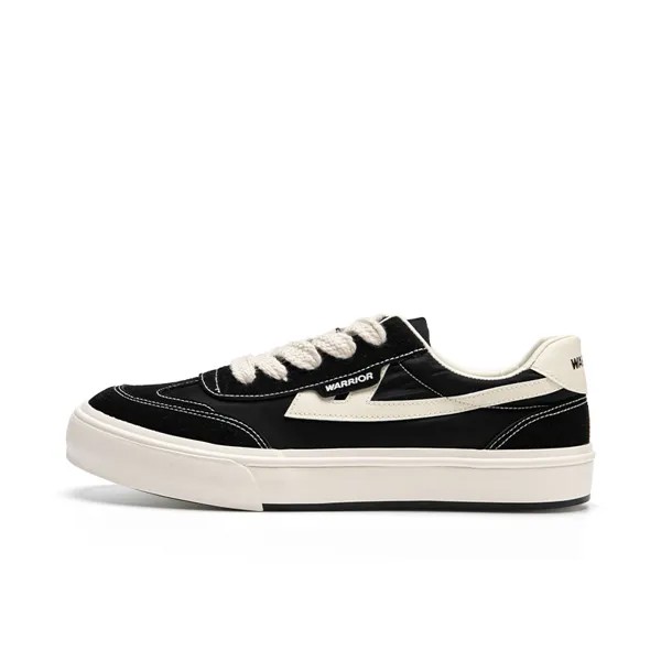 Кроссовки WARRIOR Cloud Sail Series Skateboarding Shoes Unisex Low-top Beige/White, черный/бежевый