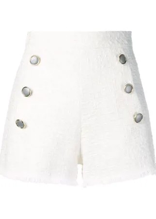 Forte Dei Marmi Couture твидовые шорты с декоративными пуговицами