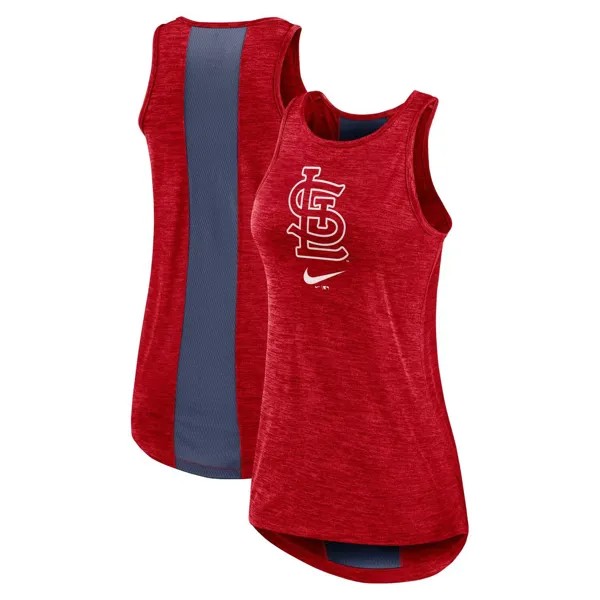 Женская красная майка Nike St. Louis Cardinals Right Mix с высоким воротником Nike