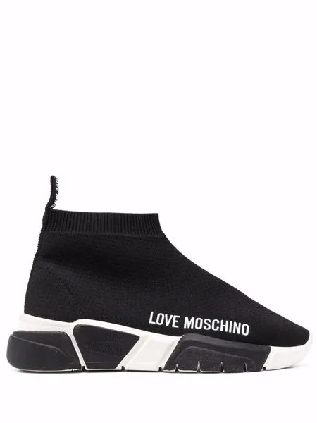 Love Moschino слипоны с логотипом