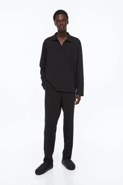 Пижама мужская H&M 1097474001 черная 2XL (доставка из-за рубежа)